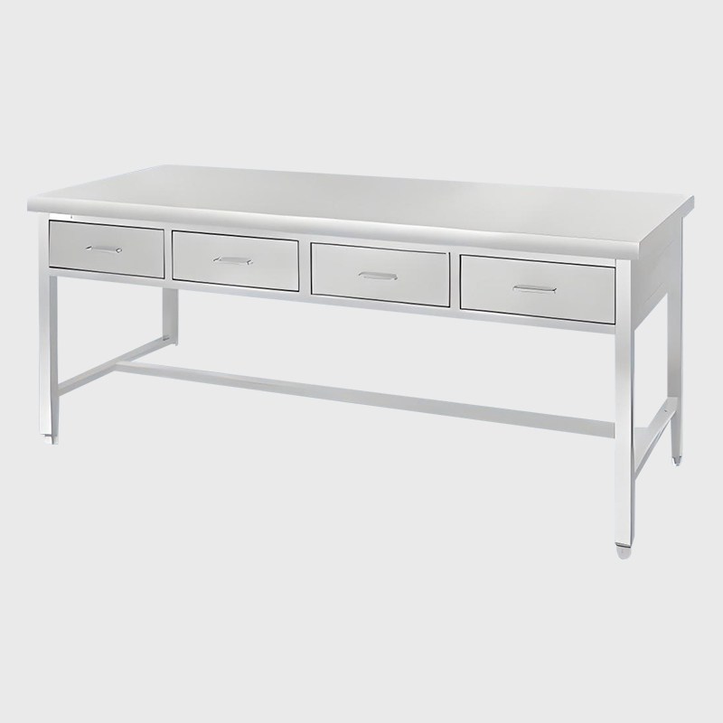 হাসপাতাল CSSD স্টেইনলেস স্টীল ওয়ার্কিং টেবিল